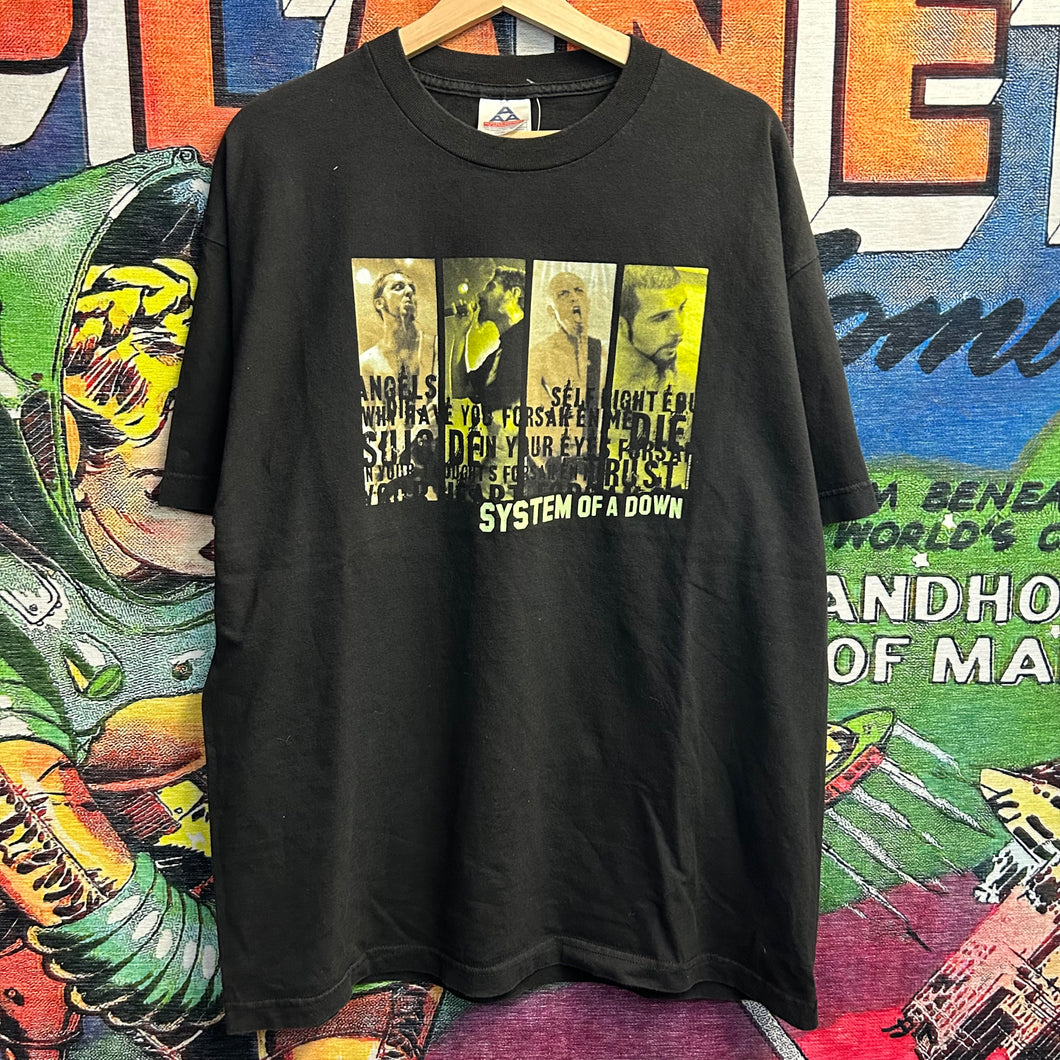 Y2K System Of A Down Band Tee Size XL