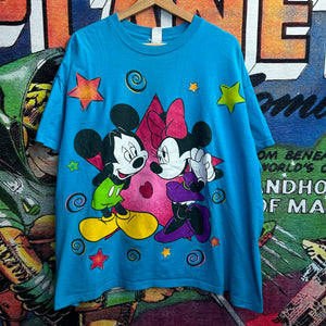 Vintage 90’s Mickey& Minnie Mouse Live Tee Size 2XL