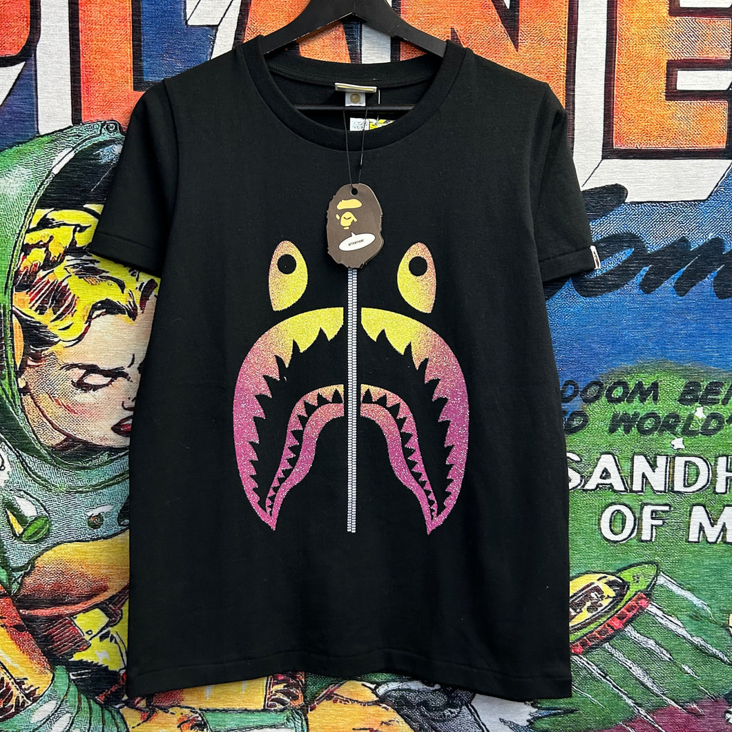 Brand New Bape Bedazzled Shark Tee Size Women’s Small