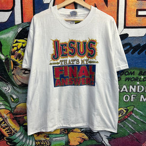 Y2K Jesus That’s My Answer Tee Size Large