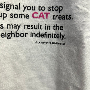 Vintage 90’s Cats’ Rules Tee Size XL