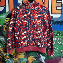Load image into Gallery viewer, Bape Apee ABC Flower Camo Full Zip Hoodie Size XS
