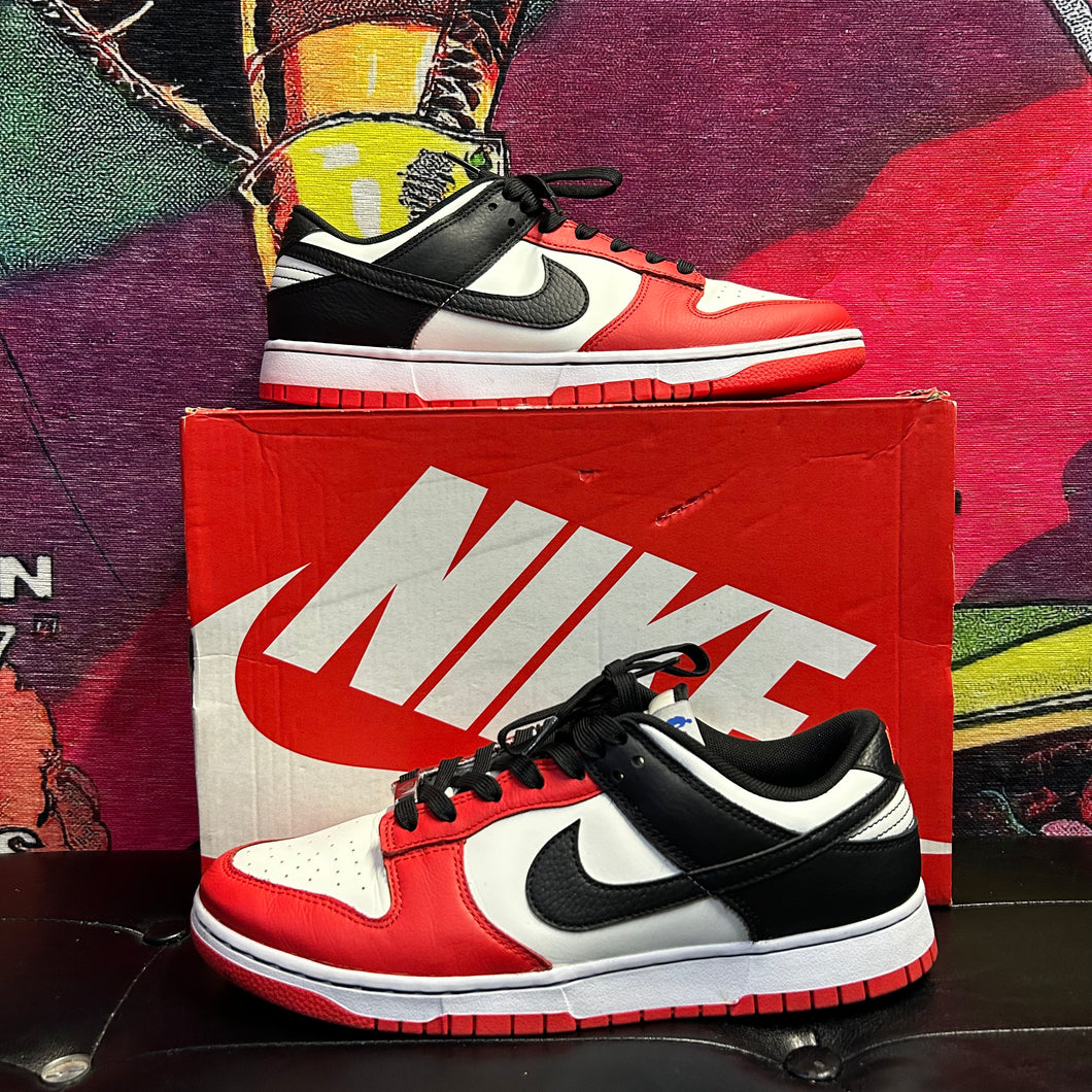 Nike Dunk Low Emb”75th Anniversary-Bulls” Size 10.5”