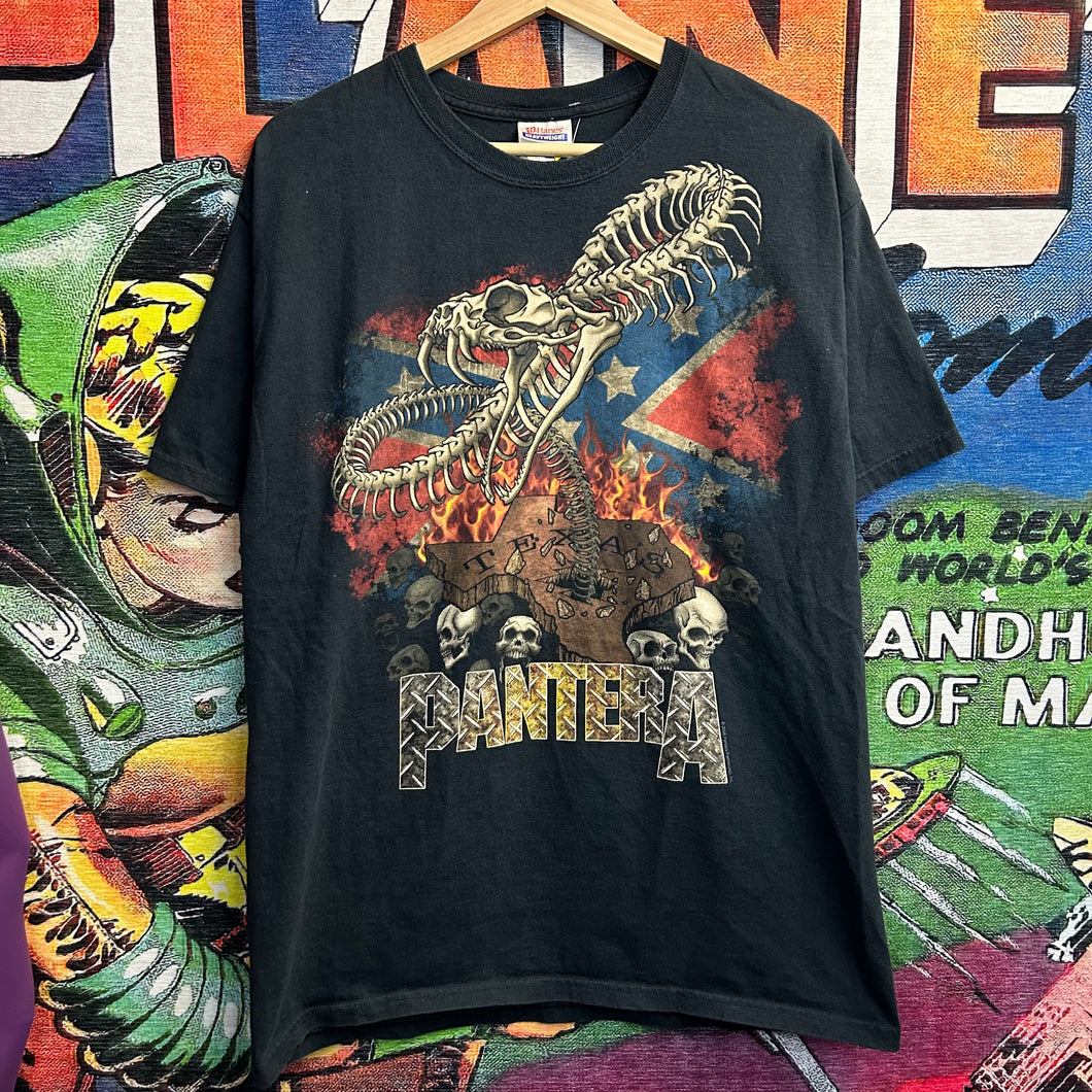 Y2K Pantera Texas Band Tee Size Large