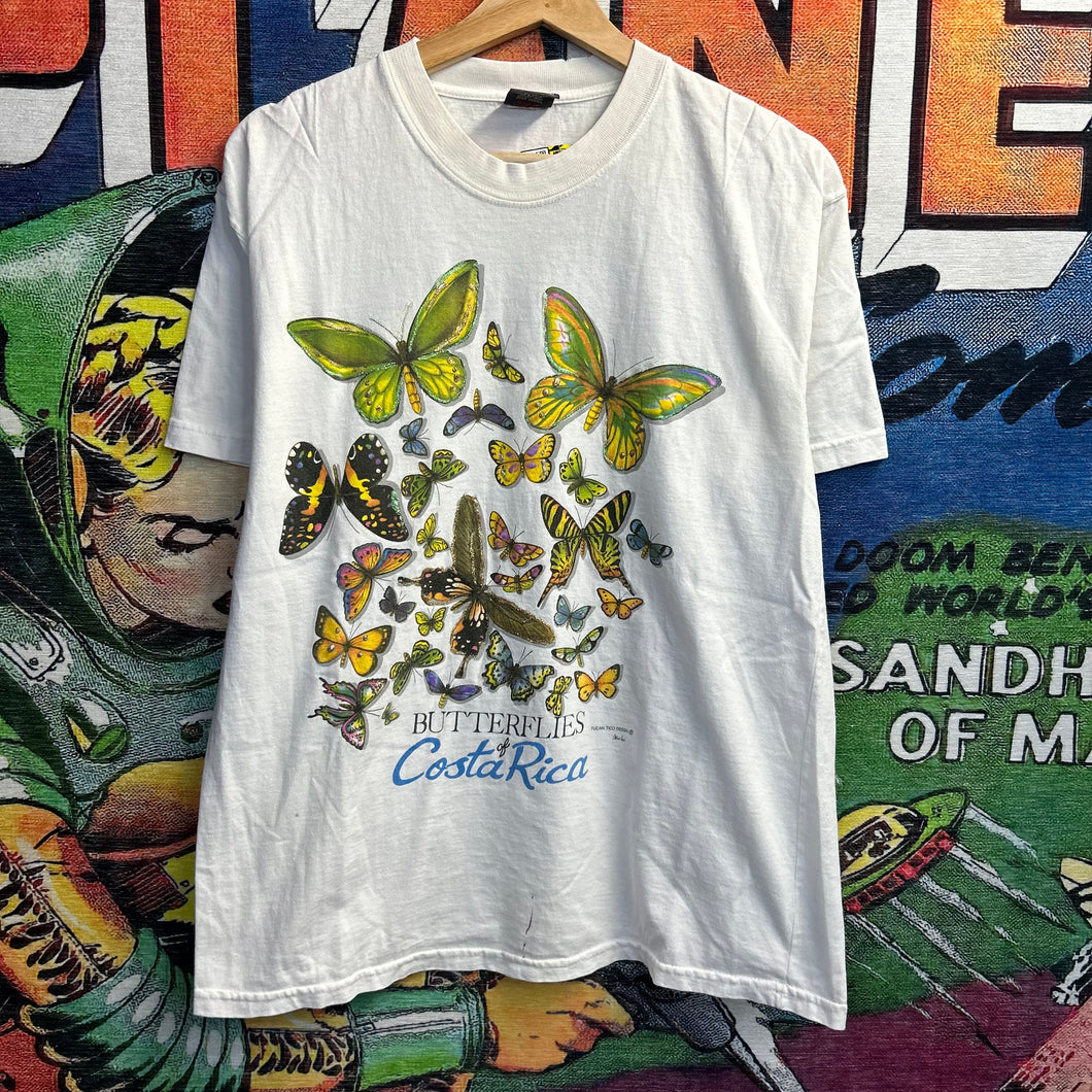 Vintage 90’s Butterflies of Costa Rica Tee Size Large