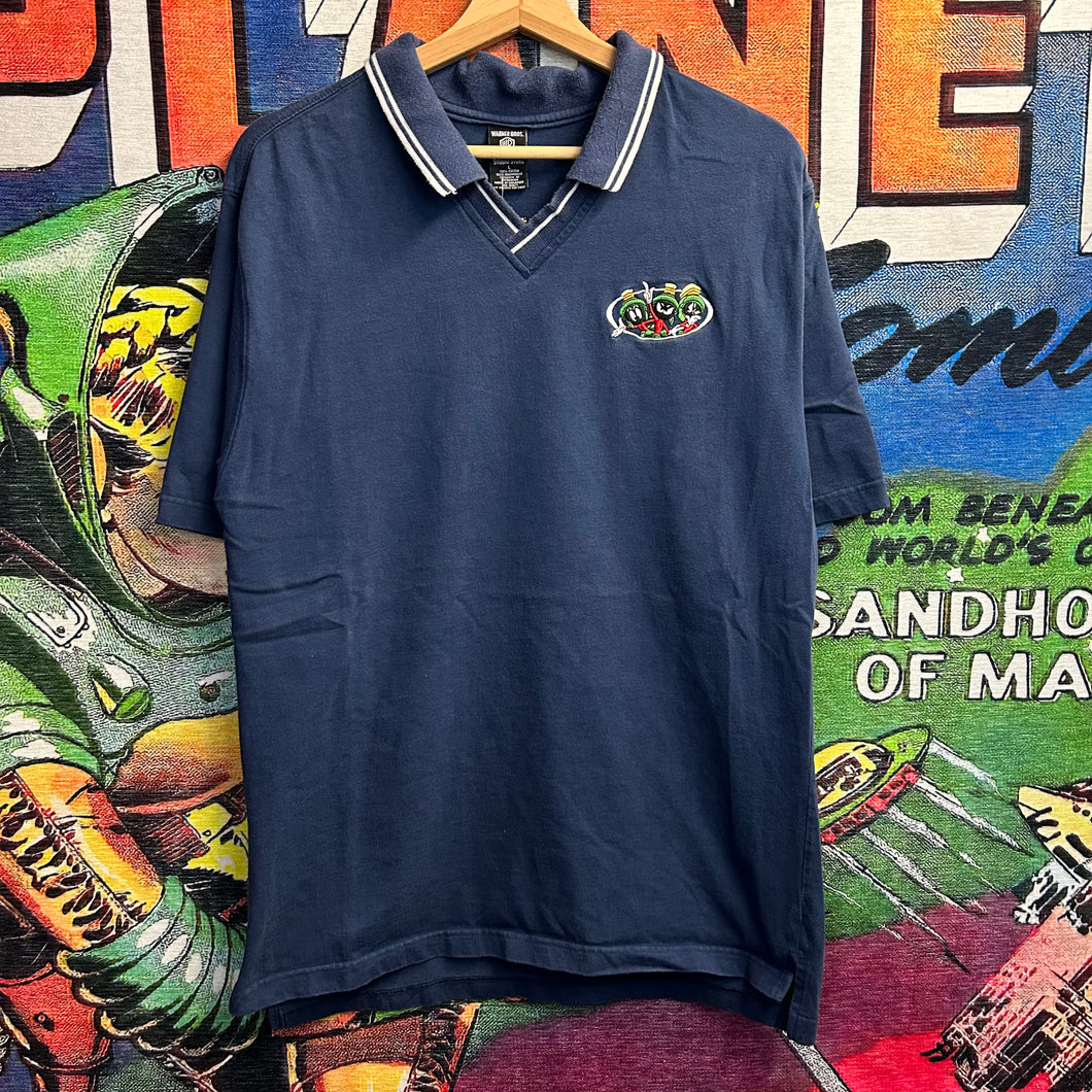 Vintage 90’s Marvin The Martian Embroidered Tee Size Large