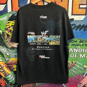 Y2K WWF Stone Cold and The Rock Wrestling Astrodome Tee Size Large