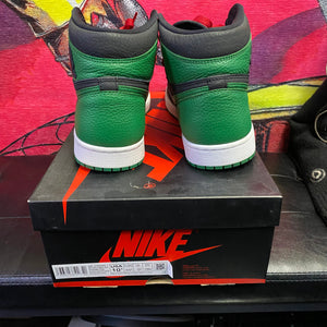 Jordan 1 Retro High "Pine Green" Black 2.0 Size 10.5