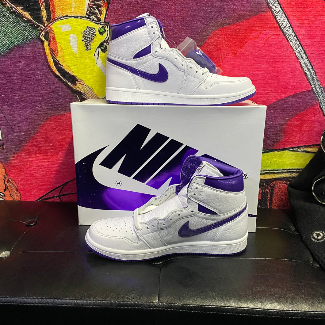 NEW Jordan 1 Retro High Court Purple Size W 10.5