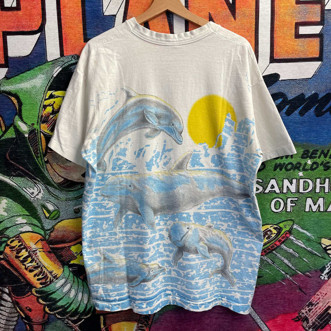 Vintage 90’s Dolphins Shirt Size XL