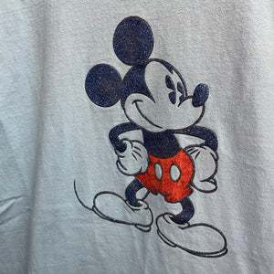 Y2K Disney Mickey Mouse Glitter Tee Size Medium
