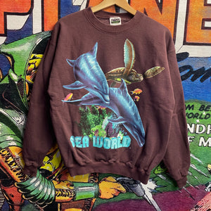 Vintage 90s Sea World Marine Life Sweater size Small