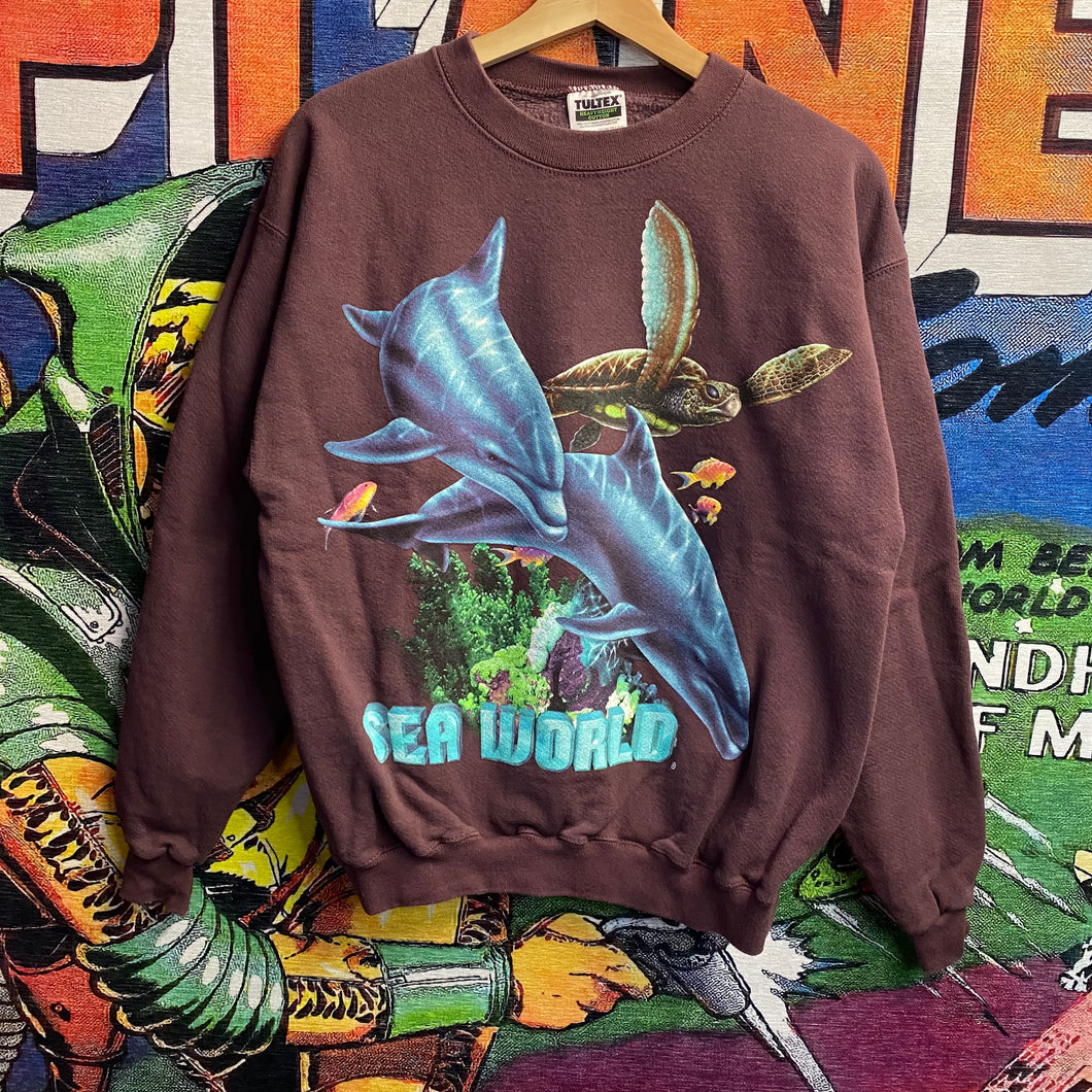 Vintage 90s Sea World Marine Life Sweater size Small