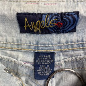 Y2K Angel Low Rise Jeans Size 26”