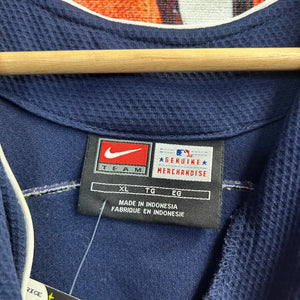 Y2K Nike Yankee Button Up Baseball Shirt Size XL