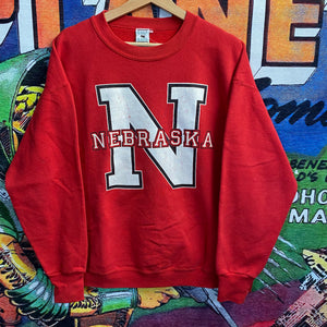 Vintage 80s Nebraska Sweatshirt Size XL