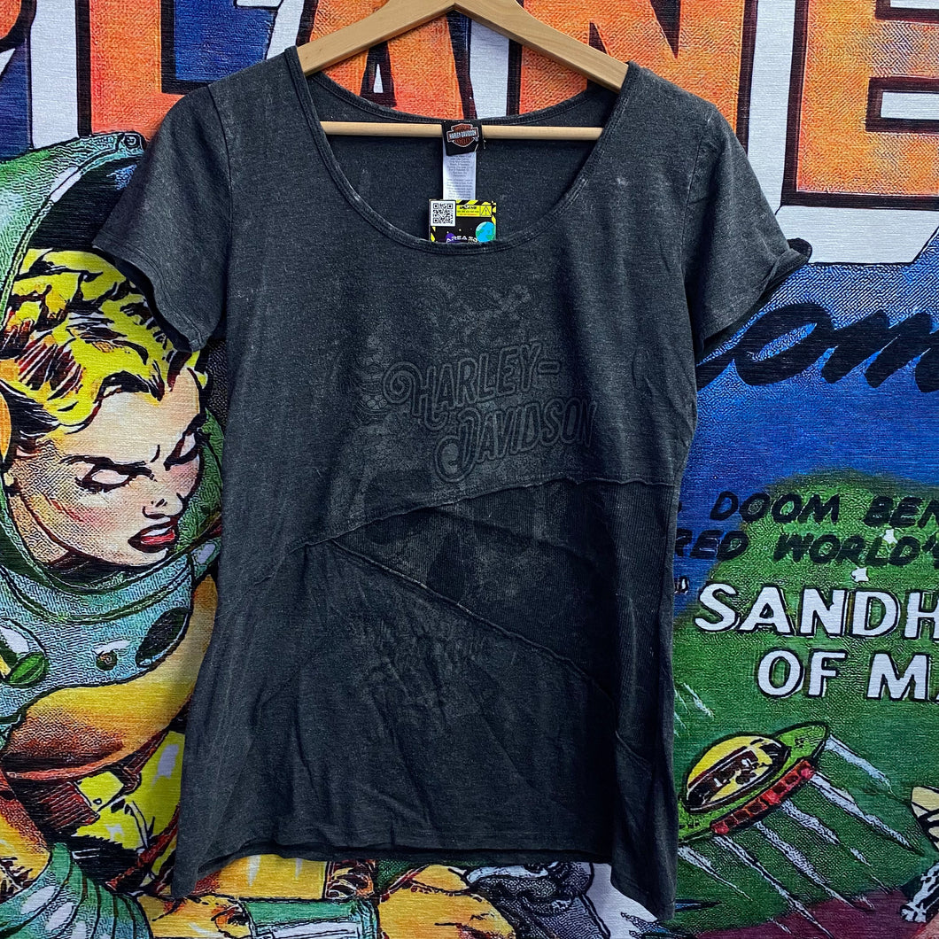 Y2K Women Harley Davidson Tee Shirt Sz Medium