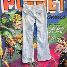Load image into Gallery viewer, Y2K Light Blue Angel Jeans Size 26”-27”
