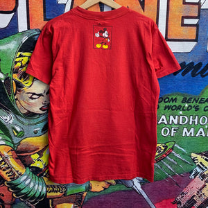 Vintage 90s Mickey Mouse Gloves Tee Shirt