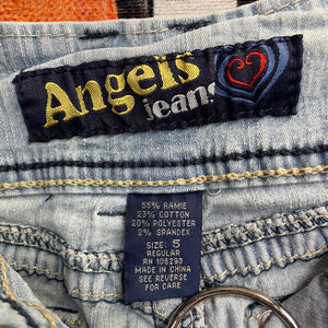 Y2K Angel Low Rise Jeans Size 25”