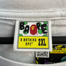 Load image into Gallery viewer, Brand New Bape White College Tee Size XXL
