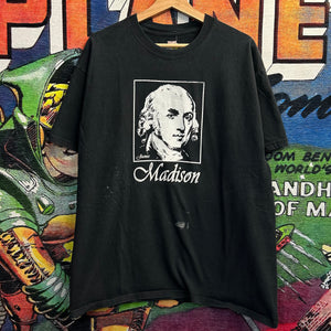 James Madison Quote Tee Size XL