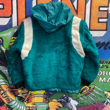 Load image into Gallery viewer, Vintage Emerald Green Reversible Jacket size XS
