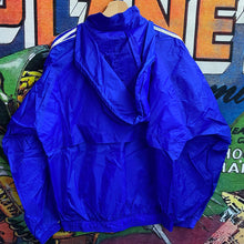 Load image into Gallery viewer, Vintage 90s Blue Adidas Windbreaker Jacket size Medium

