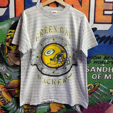 Load image into Gallery viewer, Vintage 90s NFL Green Bay Packers Striped Tee Shirt Sz Large
