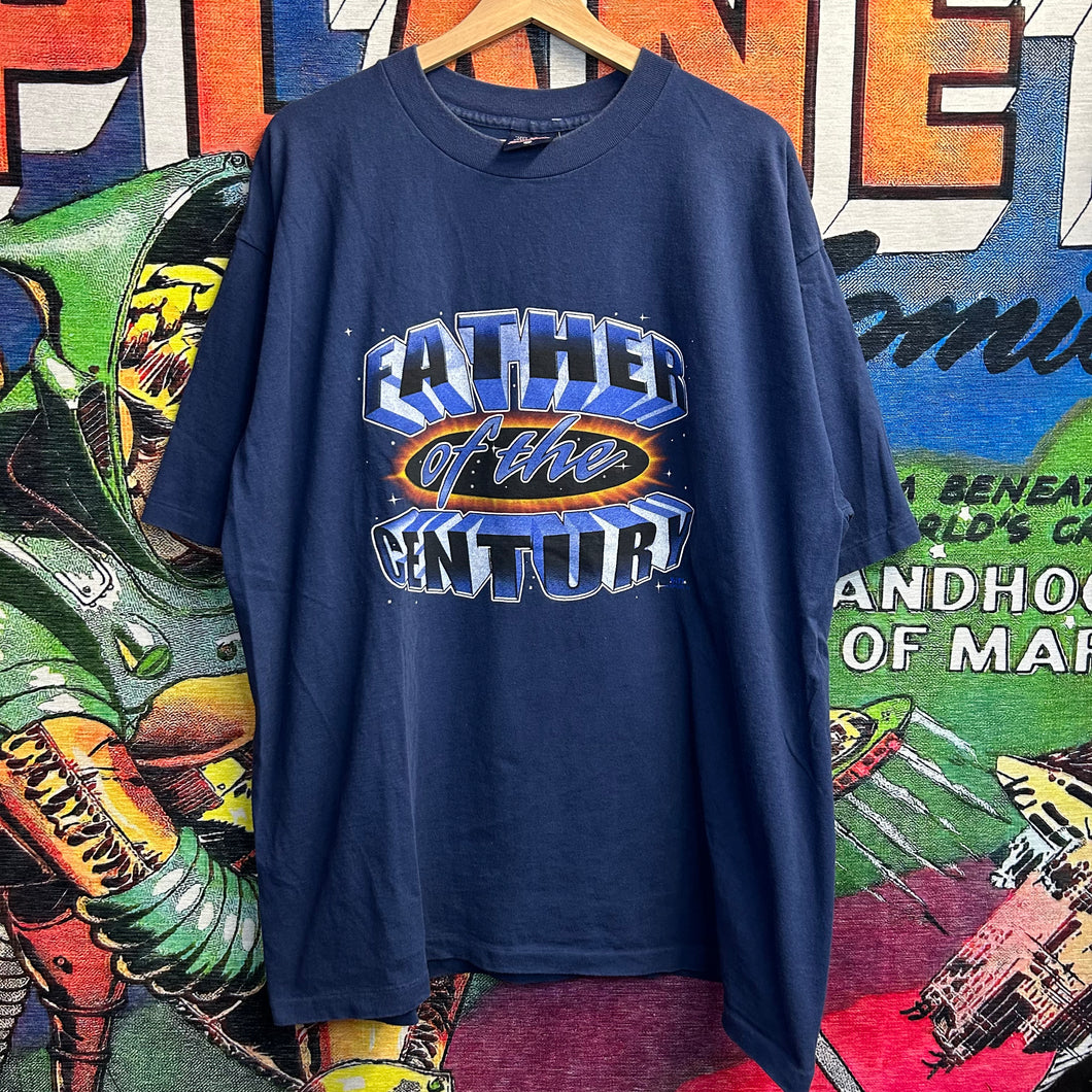 Vintage 90’s Father Of The Century Tee Size 2XL