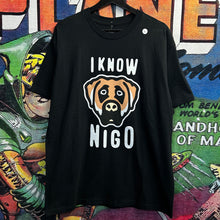 Load image into Gallery viewer, Brand New “I Know Nigo” Dog Face Album Tee Size Large
