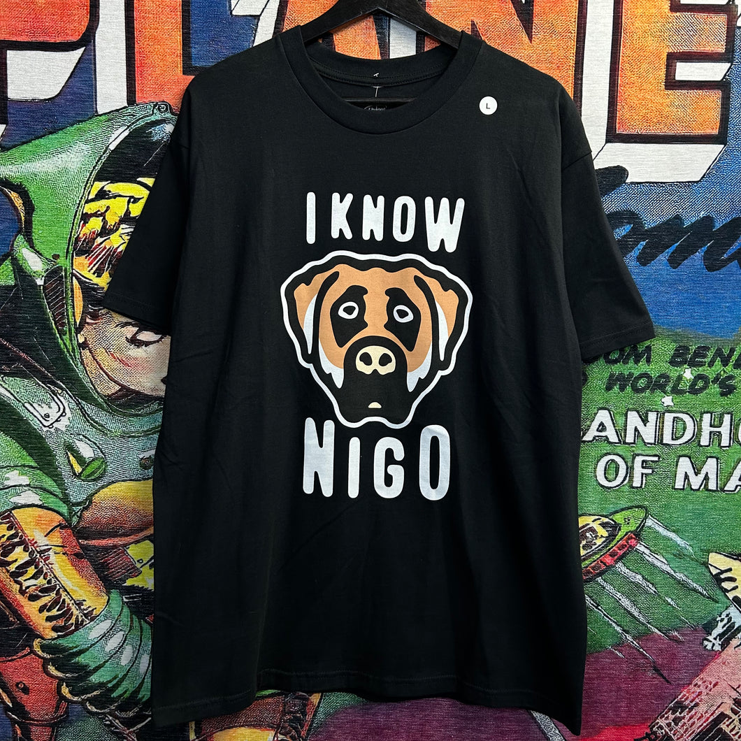 Brand New “I Know Nigo” Dog Face Album Tee Size Large