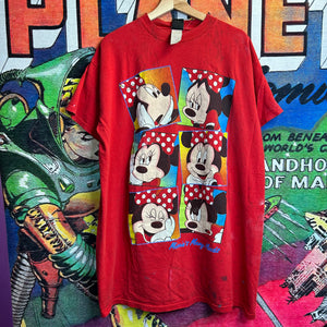 Vintage 90’s Minnie Mouse Moods Tee Size XL
