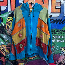 Load image into Gallery viewer, Y2K Patchwork Hoodie Size 2XL
