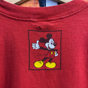 Vintage 90s Mickey Mouse Gloves Tee Shirt