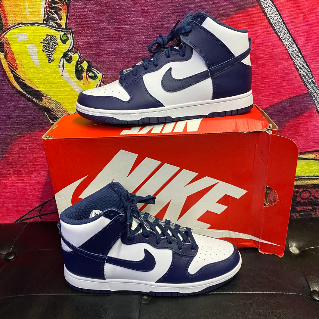 New Nike Dunk High Championship Navy Size 10
