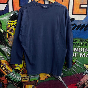 Vintage 90s Nike Navy Long Sleeve Shirt size