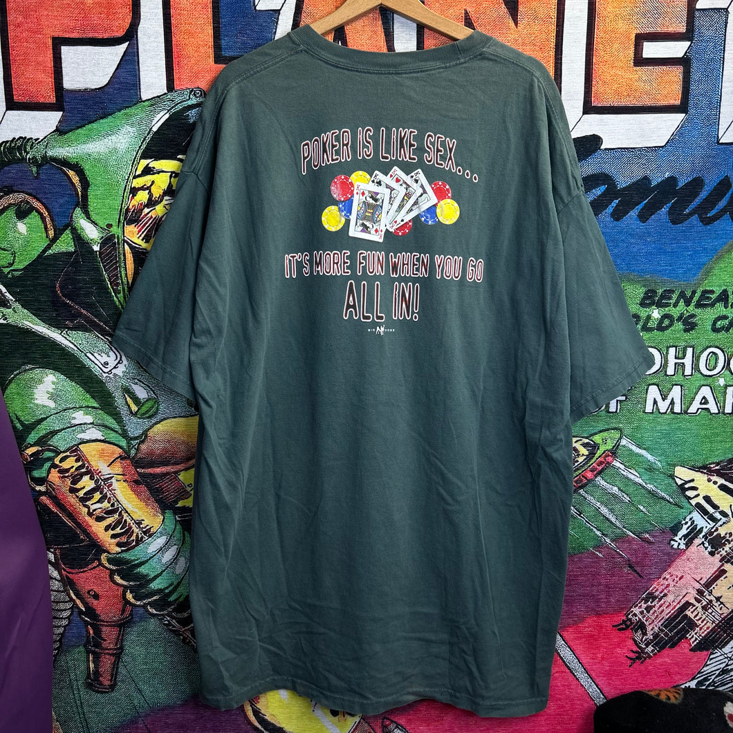 Big Dogs Poker Tee Size 2XL