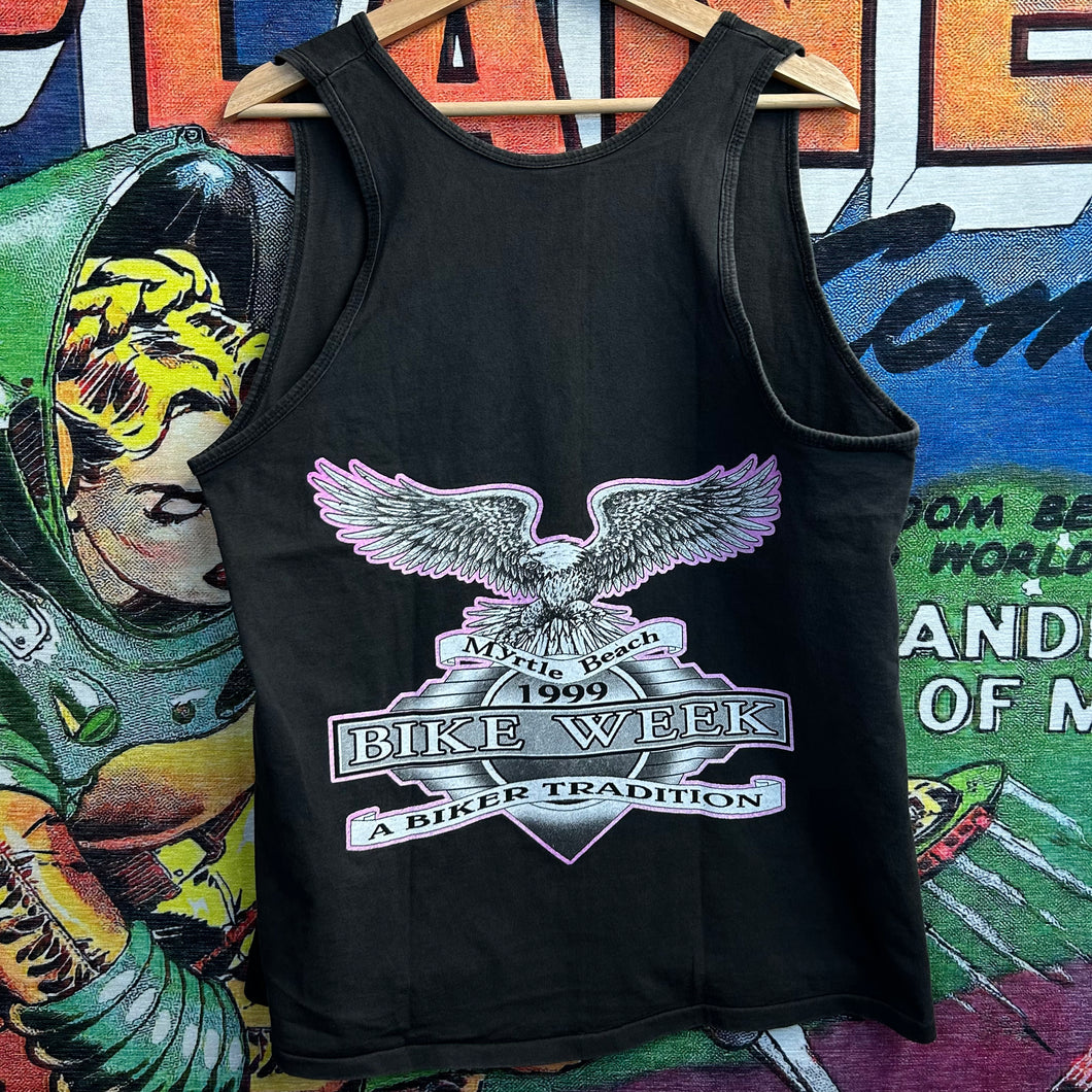 Vintage 90’s 1999 Bike Week Tank Top Size Large