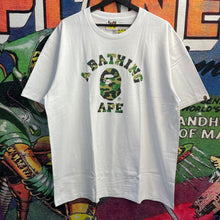 Load image into Gallery viewer, Brand New Bape White College Tee Size XXL

