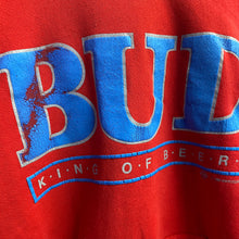 Load image into Gallery viewer, Vintage 80s Budweiser Hoodie size XL
