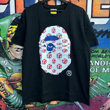 Load image into Gallery viewer, Brand New Bape UK Flag Ape Head Tee Size Large
