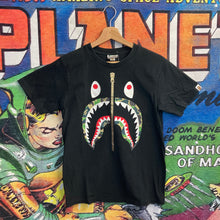 Load image into Gallery viewer, Bape Shark Zip Tee Size Small
