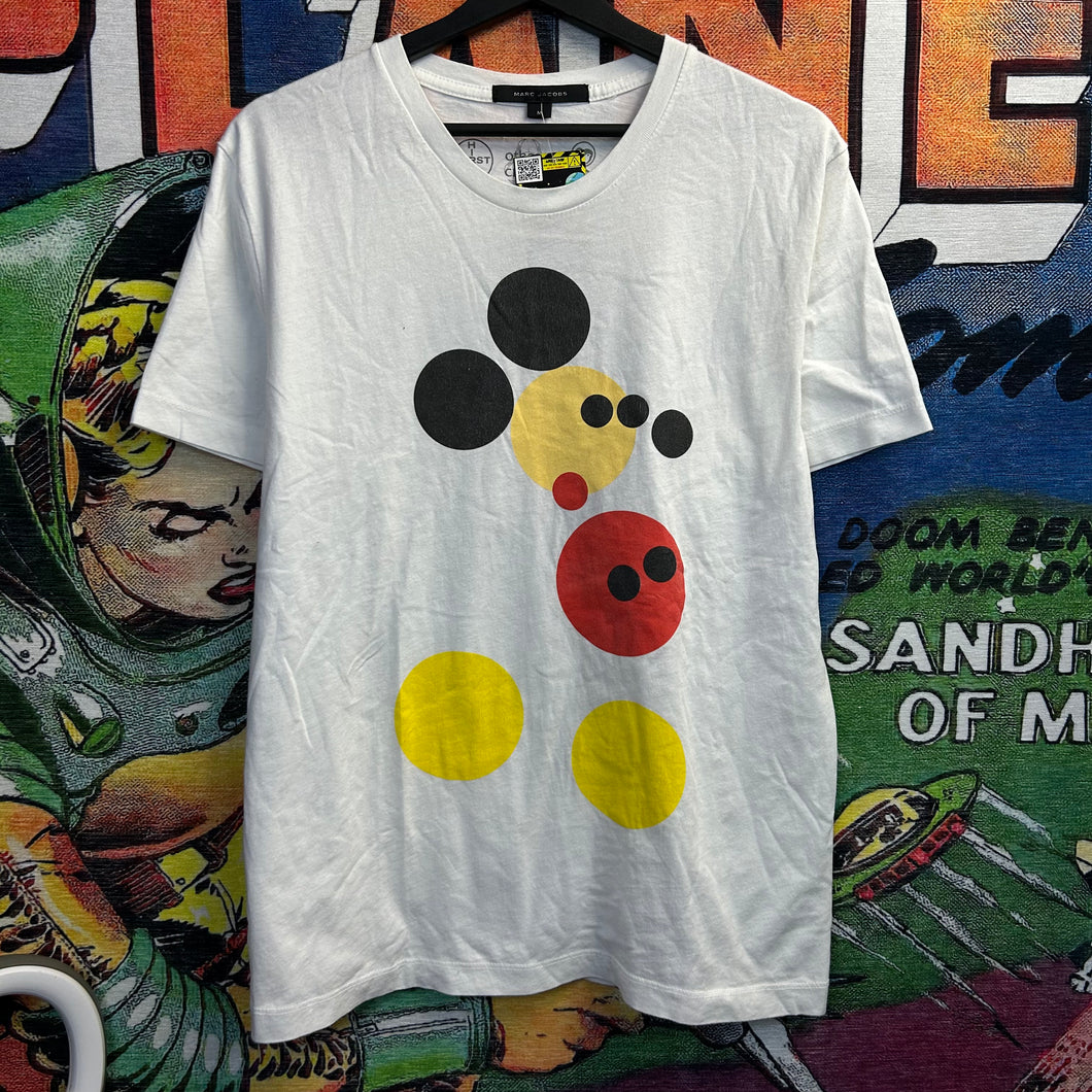 Limited Marc Jacobs x Disney x Damien Hirst Polka Dot Mickey Mouse Charity Tee Size Medium