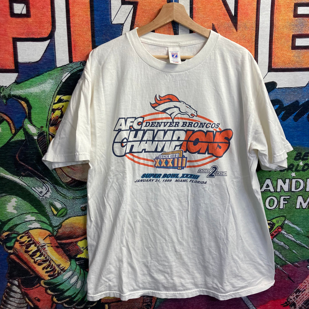 90’s NFL Broncos Champions Tee Size XL