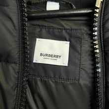Load image into Gallery viewer, Burberry Monogram Stripe Detail Puffer Jacket Size Small
