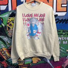 Load image into Gallery viewer, Vintage 80’s I Love My Job Sweater Size Medium
