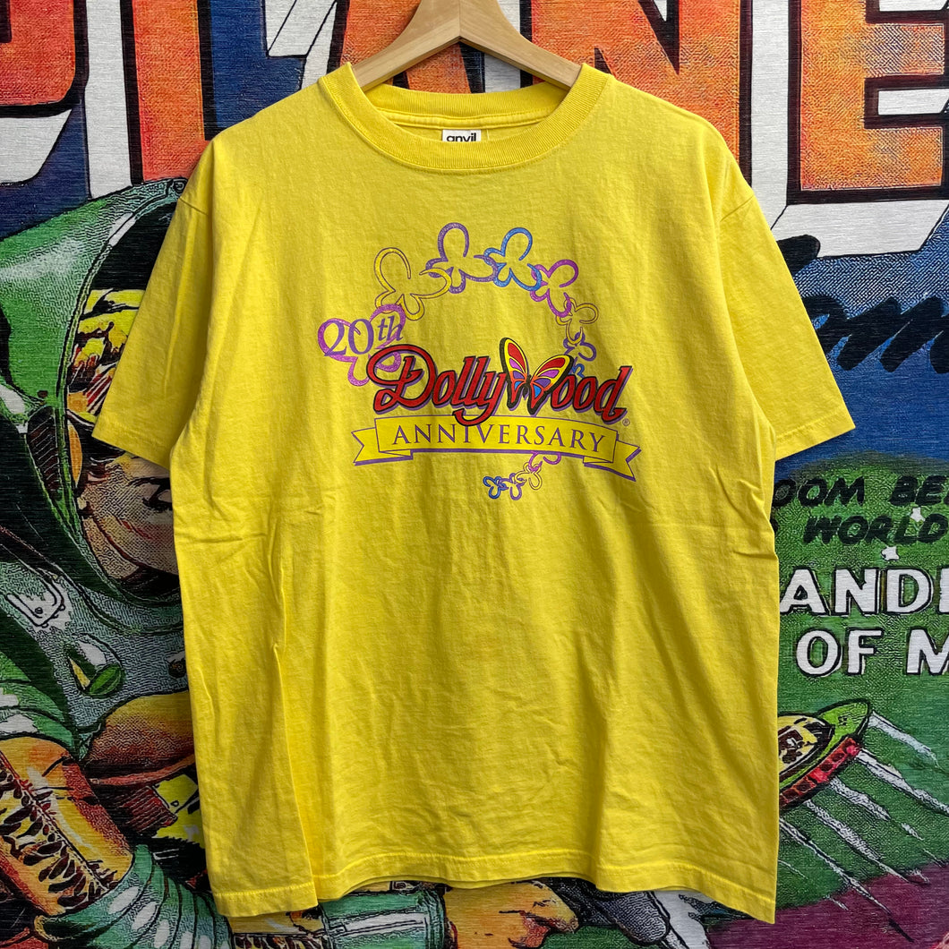 Y2K Dollywood Anniversary Glitter Tee Size Medium