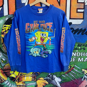 Y2K SpongeBob Squarepants longsleeve tee shirt size small