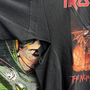 Y2K Iron Maiden Altered Tee Size XL